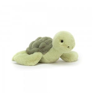 Animals Jellycat Tully Turtle 12cm x 25cm x 28cm Verdes | México 6019OZMPS