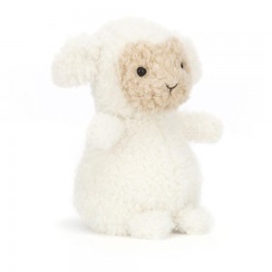 Animals Jellycat Wee Lamb 4.7in x 2.8in x 2.4in Blancos | México 4731OTDPZ