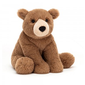 Animals Jellycat Woody Bear 26cm x 15cm x 12cm Marrom | México 2084MZJOG