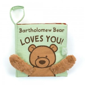 Baby & Books Jellycat Bartholomew Bear Loves You Book 15cm x 15cm x 5cm Marrom | México 7481KBSIW