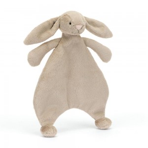 Baby & Books Jellycat Bashful Bunny Comforter 27cm x 20cm x 7cm Beige | México 1342IHBKR