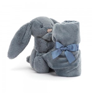 Baby & Books Jellycat Bashful Dusky Bunny Soother 15cm x 34cm x 34cm Azules | México 4852SLEAU