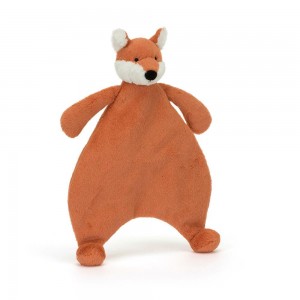 Baby & Books Jellycat Bashful Fox Cub Comforter 27cm x 20cm x 7cm Naranjas | México 1387KRTNL