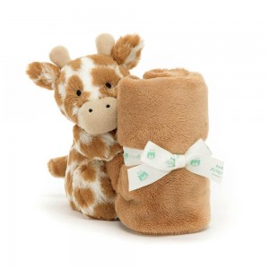 Baby & Books Jellycat Bashful Giraffe Soother 15cm x 34cm x 34cm Naranjas | México 9180USGFK