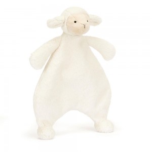 Baby & Books Jellycat Bashful Lamb Comforter 27cm x 20cm x 7cm Blancos | México 6410QZSME