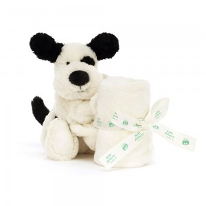 Baby & Books Jellycat Bashful & Cream Puppy Soother 15cm x 34cm x 34cm Blancos | México 7095WPLOD