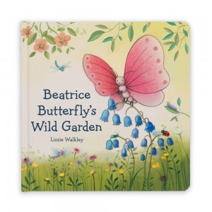 Baby & Books Jellycat Beatrice Butterfly's Wild Garden Book 21cm x 21cm x 2cm Rosas | México 9306IQAWZ