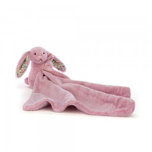 Baby & Books Jellycat Blossom Tulip Bunny Soother 15cm x 34cm x 34cm Rosas | México 5623RJYBN