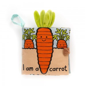Baby & Books Jellycat Carrot Book 15cm x 15cm x 5cm Naranjas | México 8530OQDXV