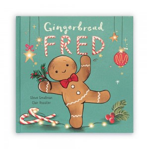 Baby & Books Jellycat Gingerbread FBook 25cm x 25cm x 1cm Marrom | México 2354IBDGM