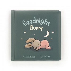 Baby & Books Jellycat Goodnight Bunny Book 19cm x 19cm x 2cm Azules | México 1806LFSCE