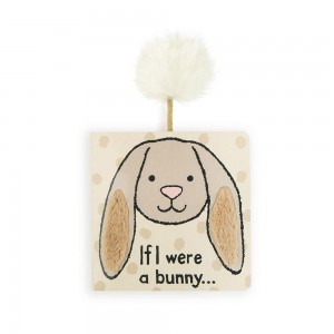 Baby & Books Jellycat If I Were A Bunny Board Book - 15cm x 15cm x 2cm Beige | México 0139MLHQS