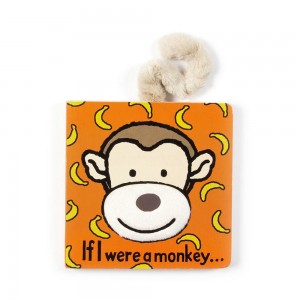 Baby & Books Jellycat If I Were A Monkey Board Book 15cm x 15cm x 2cm Marrom | México 7358DLTVI