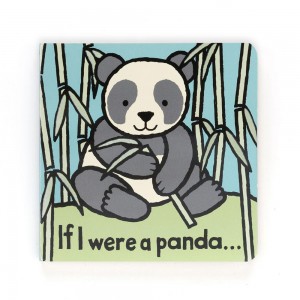 Baby & Books Jellycat If I Were A Panda Board Book 15cm x 15cm x 2cm Negros | México 2048GJDXN