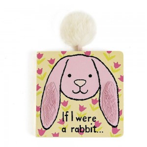 Baby & Books Jellycat If I Were A Rabbit Board Book 15cm x 15cm x 2cm Rosas | México 0534QZUVB