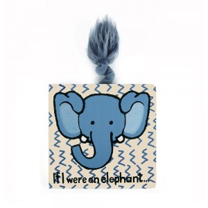 Baby & Books Jellycat If I Were An Elephant Board Book 15cm x 15cm x 2cm Azules | México 5610JNMXP
