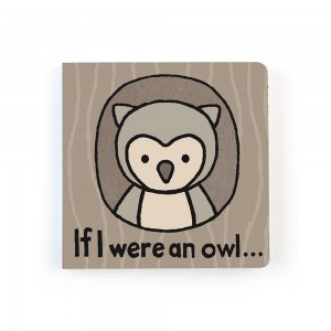 Baby & Books Jellycat If I Were An Owl Book 15cm x 15cm x 2cm Grises | México 7436QGDTZ