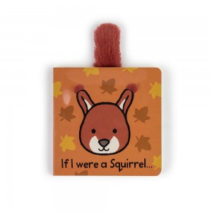 Baby & Books Jellycat If I Were a Squirrel Board Book 15cm x 15cm x 2cm Naranjas | México 2504SELJM
