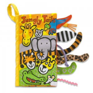 Baby & Books Jellycat Jungly Tails Activity Book 22cm x 13cm x 5cm Amarillos | México 6814ETKYP