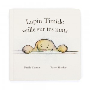 Baby & Books Jellycat Lapin Timide Veille Sur Tes Nuits Livre 19cm x 19cm x 2cm Blancos | México 2075NVQJR