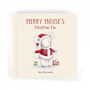Baby & Books Jellycat Merry Mouse's Christmas Eve Book 19cm x 19cm x 2cm Blancos | México 0251BLOVZ