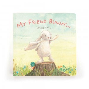 Baby & Books Jellycat My Friend Bunny Book 23cm x 23cm x 2cm Blancos | México 3126GTPUE