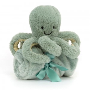 Baby & Books Jellycat Odyssey Octopus Soother 10cm x 34cm x 34cm Verdes | México 7891IEJVH