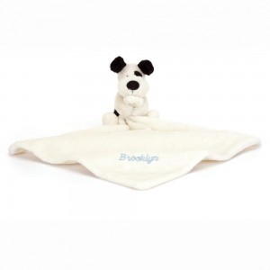 Baby & Books Jellycat Personalised Bashful & Cream Puppy Soother 15cm x 34cm x 34cm Blancos | México 5842DMBYO