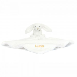 Baby & Books Jellycat Personalised Bashful Luxe Bunny Luna Soother 15cm x 34cm x 34cm Blancos | México 5027ZKPHE