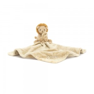 Baby & Books Jellycat Personalised Fuddlewuddle Lion Soother 13cm x 34cm x 34cm Amarillos | México 3506QCSZW