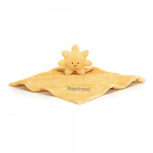 Baby & Books Jellycat Personalised Sun Soother 12cm x 34cm x 34cm Amarillos | México 6278JTSGH
