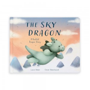 Baby & Books Jellycat The Sky Dragon Book 18cm x 23cm x 2cm Verdes | México 3267OISGT