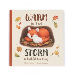 Baby & Books Jellycat Warm in the Storm Book 24cm x 25cm x 2cm Blancos | México 7093YHXSQ