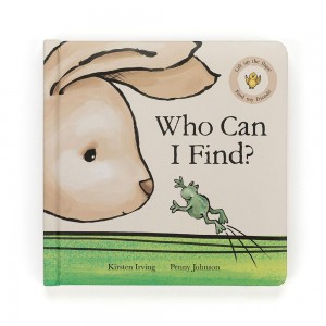 Baby & Books Jellycat Who Can I Find Book 19cm x 19cm x 2cm Beige | México 6187ZWEQK
