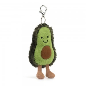 Bag Charm Jellycat Avocado 19cm x 9cm x 5cm Verdes | México 2154ACKEV