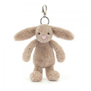 Bag Charm Jellycat Bashful Bunny 18cm x 5cm x 4cm Beige | México 3425AKBWI