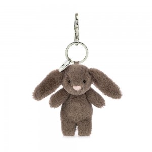 Bag Charm Jellycat Bashful Bunny Truffle 15cm x 4cm x 3cm Marrom | México 3258RHWUK