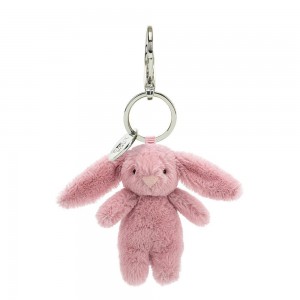 Bag Charm Jellycat Bashful Bunny Tulip 15cm x 4cm x 3cm Rosas | México 5386SDJGR