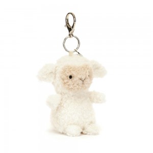 Bag Charm Jellycat Little Lamb 17cm x 6cm x 8cm Blancos | México 1960STUNK