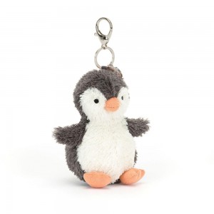 Bag Charm Jellycat Peanut Penguin 17cm x 6cm x 6cm Negros | México 2071SMCHN