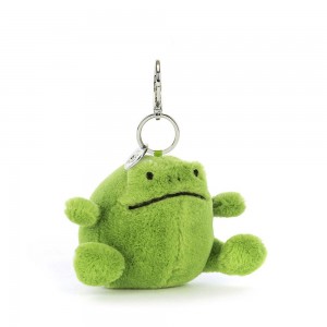 Bag Charm Jellycat Ricky Rain Frog 14cm x 8cm x 8cm Verdes | México 7253LPIBF