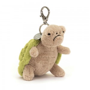 Bag Charm Jellycat Timmy Turtle 15cm x 7cm x 6cm Verdes | México 4968GIQXS