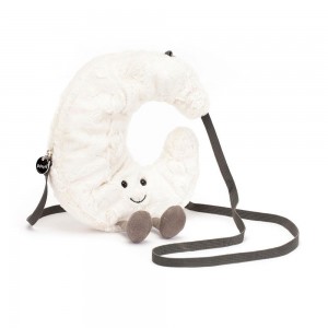 Bolsa Jellycat Moon 25cm x 19cm x 6cm Creme | México 0736JUCKE