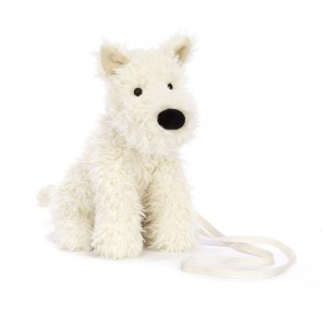 Bolsa Jellycat Munro Scottie Dog 23cm x 12cm x 10cm Blancos | México 9260UXLZS