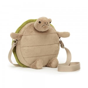 Bolsa Jellycat Timmy Turtle 26cm x 22cm x 5cm Verdes | México 4230OWTRU