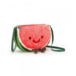 Bolsa Jellycat Watermelon 17cm x 22cm x 7cm Rosas | México 4928WGPQR