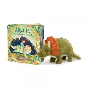 Discover Jellycat Archie, My Dinosaur Friend Book and Archie Dinosaur Verdes | México 4037ESOAF