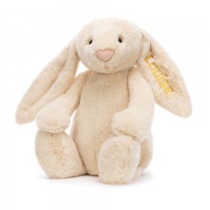 Discover Jellycat Personalised Bashful Luxe Bunny Willow Huge 51cm x 21cm x 12cm Beige | México 2853XRWNE
