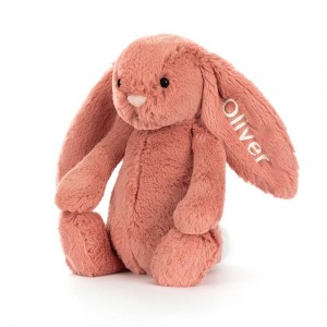 Discover Jellycat Personalised Bashful Sorrel Bunny Medium 31cm x 12cm x 9cm Naranjas | México 7092NAOHD