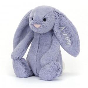 Discover Jellycat Personalised Bashful Viola Bunny Medium 31cm x 12cm x 9cm Morados | México 6048LWZVM